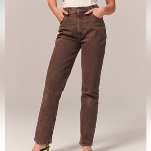 Abercrombie & Fitch Ultra High Rise 90s Straight Jean (Size 26, Regular)